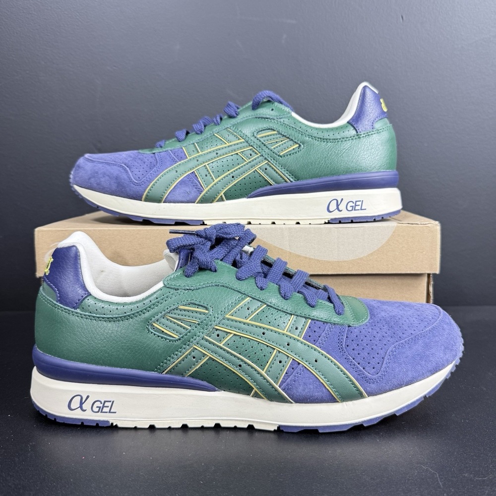 Asics‎ GT 2 Academic Scholar Pack Men's Size 11 Purple/Green Suede/Leather Shoes